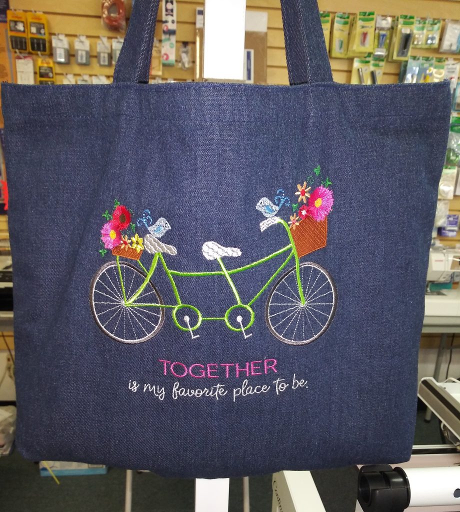 Kimberbell Lovebirds Tandem Bicycle Sewing World