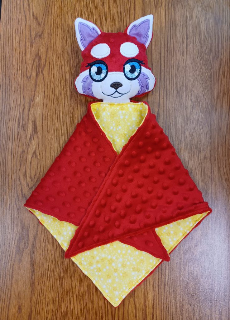 Red Panda Lovey Embroidery Class Sewing World